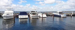 Six new 14 metre boat pens. Supply and drive 9 piles Supply and Install 3 galvanised finger jetties. Perth Flying Squadron Yacht Club 